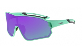 Окуляри Relax Artan зелені матові, лінза smoke  (Polarized TAC 1,1 mm), purple revo, кат. 3