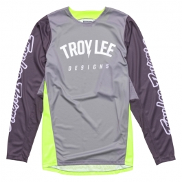 Мото джерси TLD GP PRO JERSEY BOLTZ [SILVER/GLO GREEN] XL