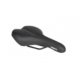 Сідло ONRIDE Stay, сталеві рамки, 278x175 мм, Memory Foam, чорний