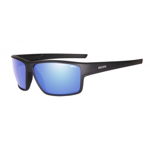 Окуляри Relax Rema матово-чорна з поляризованими лінзами та покриттям ocean platinum (cat.3)