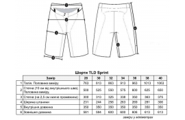 Штани TLD Sprint Short [Navy] Розмір XXL