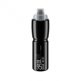 Фляга Elite JET PLUS з ковпачком чорний/сірий 950мл