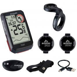 Велокомп'ютер Sigma Sport ROX 4.0 Sensor Set Black