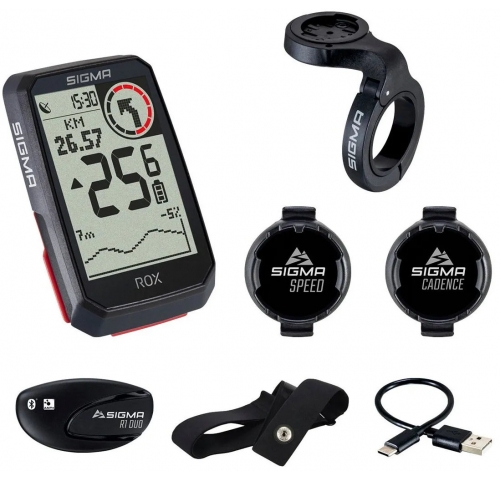 Велокомп'ютер Sigma Sport ROX 4.0 Sensor Set Black