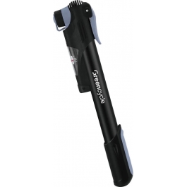 Мінінасос Green Cycle GPM-065 телескопічний алюмінієвий, Presta + Schrader, 80 psi Мінінасос Green Cycle GPM-065 телескопічний алюмінієвий, Presta + Schrader, 80 psi
