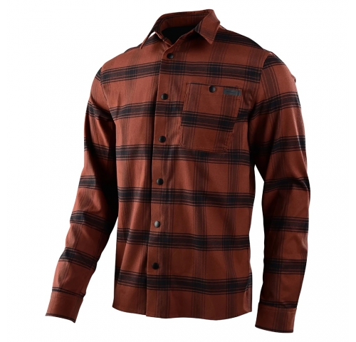 Рубашка TLD GRIND FLANNEL STRIPE [RUSSET] XL