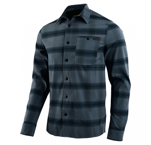 Рубашка TLD GRIND FLANNEL STRIPE [BLUE MIRAGE] MD