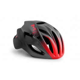 Шолом Rivale чорний Shaded червоний/Matt Glossy 52-56 cm