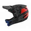 Вело шолом фуллфейс TLD D4 Carbon [Freedom 2.0 Black/Red] розмір XL