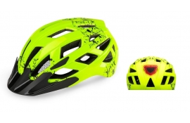 Шолом дитячий R2 LUMEN JUNIOR лайм/чорний матовий S (52-55 см)
