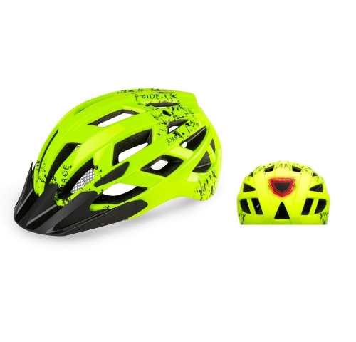 Шолом дитячий R2 LUMEN JUNIOR лайм/чорний матовий S (52-55 см)