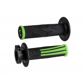 Мото гріпси ODI EMIG PRO MX V2 Lock-On Grip BLACK/Green