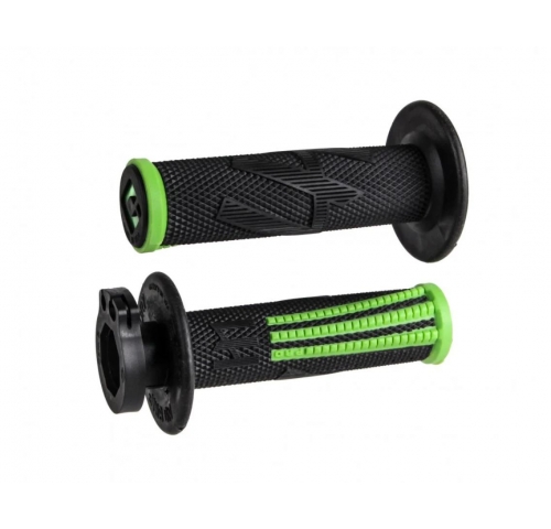 Мото гріпси ODI EMIG PRO MX V2 Lock-On Grip BLACK/Green