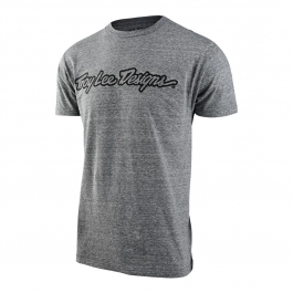 Футболка TLD SHORT SLEEVE TEE SIGNATURE [VINTAGE SNOW HTR] LG
