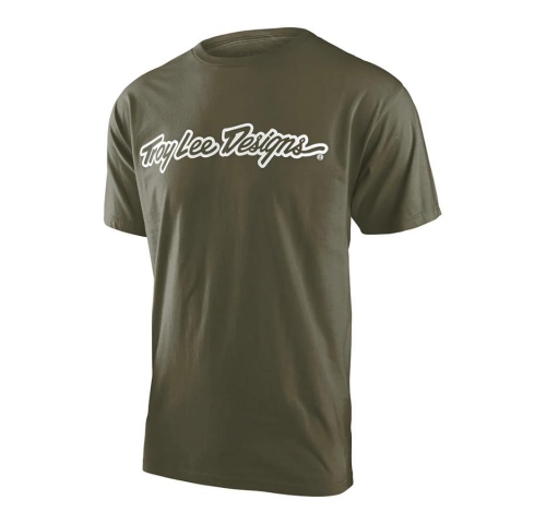 Футболка TLD SHORT SLEEVE TEE SIGNATURE [MILITARY GREEN] SM