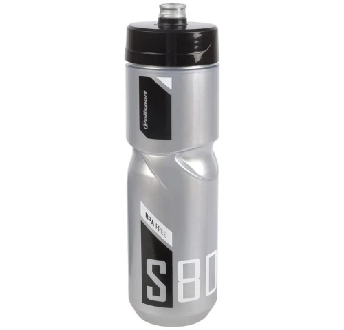 Фляга Polisport S800 800мл срібний/чорний Фляга Polisport S800 800мл срібний/чорний
