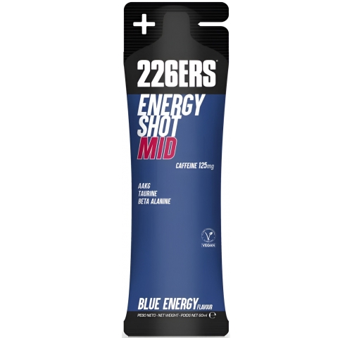Гель 226ERS Energy Shot MID 125мг кофеїну синя енергія 60г