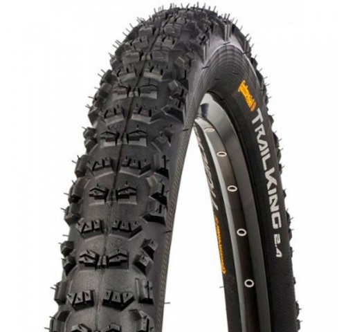 Покрышка бескамерная Continental Trail King, 26"x2.20, 55-559, черная, складная, BlackChili, ProTect