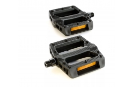 Педалі Green Cycle GPD-M104, нейлонові, кулькові підшипники, вісь 9/16" бориста сталь (розмір 113,5х