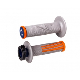 Мото гріпси ODI EMIG PRO MX V2 Lock-On Grip Gray/Orange