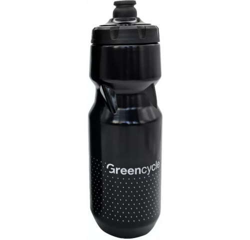 Фляга 0,71 Green Cycle GBT-518 зі збільшенним клапаном, чорна
