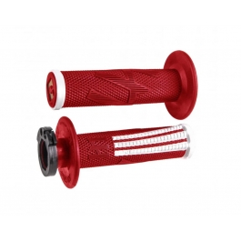 Мото гріпси ODI EMIG PRO MX V2 Lock-On Grip RED/White