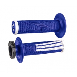 Мото гріпси ODI EMIG PRO MX V2 Lock-On Grip BLUE/White