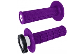 Мото гріпси ODI HALF-WAFFLE MX V2 Lock-On Purple Мото гріпси ODI HALF-WAFFLE MX V2 Lock-On Purple