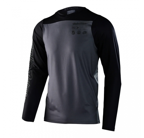 Джерсі TLD SKYLINE LS CHILL JERSEY [MONO CHARCOAL] LG
