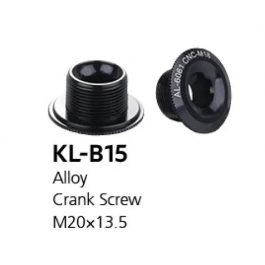 Болт лівого шатуна Kenli KL-B15, алюміній, M20x13,5 (Hollowtech)