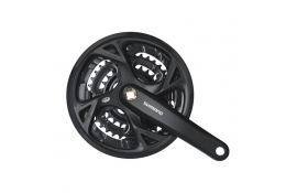 Шатуни Shimano FC-M371-3, 175мм, 48X36X26T, захист зірок, з болтами Шатуни Shimano FC-M371-3, 175мм, 48X36X26T, захист зірок, з болтами