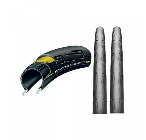 Покрышка Continental Grand Prix Attack II Front 28" | 700 x 23C, Фолдинг