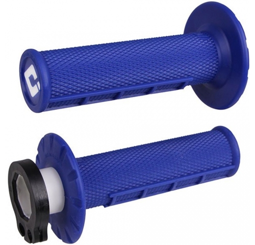 Мото гріпси ODI HALF-WAFFLE MX V2 Lock-On BLue Мото гріпси ODI HALF-WAFFLE MX V2 Lock-On BLue