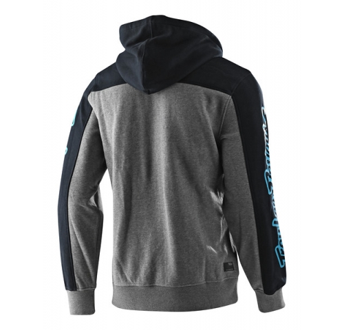 Худі TLD Block Signature PO Hoodie [Gray Heather/Blue] розмір L