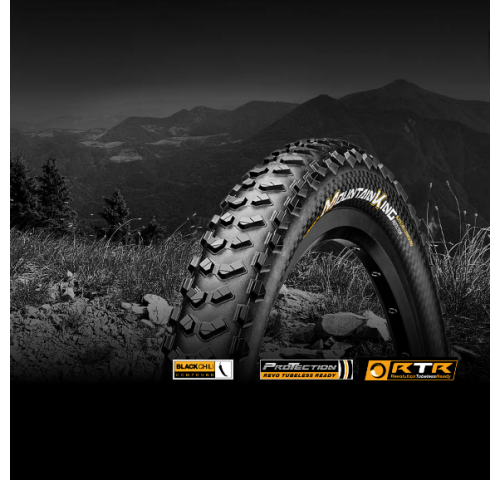 Покрышка бескамерная Continental Mountain King 27.5"x2.3, , черная, складная, ProTection, Skin