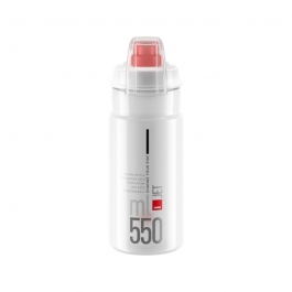 Фляга велосипедна ELITE JET PLUS прозора 550мл Фляга велосипедна ELITE JET PLUS прозора 550мл