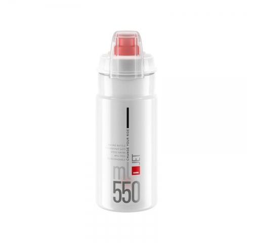 Фляга велосипедна ELITE JET PLUS прозора 550мл