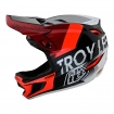 Вело шолом фулфейс TLD D4 COMPOSITE HELMET [Qualifier Silver/Red] XL