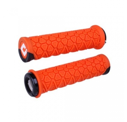 Гріпси ODI Vanquish, v2.1 Lock-On ,MTB , Closed End Orange/Black