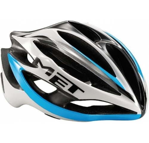 Шолом MET Stradivarius cyan / black / white 54-58