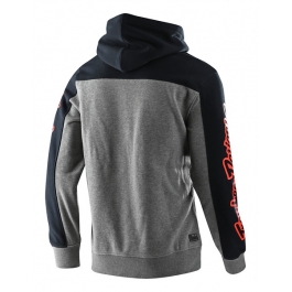 Худі TLD Block Signature PO Hoodie [Gray Heather/Orange] розмір S