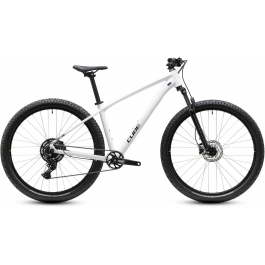 Велосипед 29" Cube Aim ONE metallicwhite´n´black М 2027