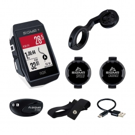 Велокомпьютер ROX 11.1 EVO Sensor Set White Sigma Sport