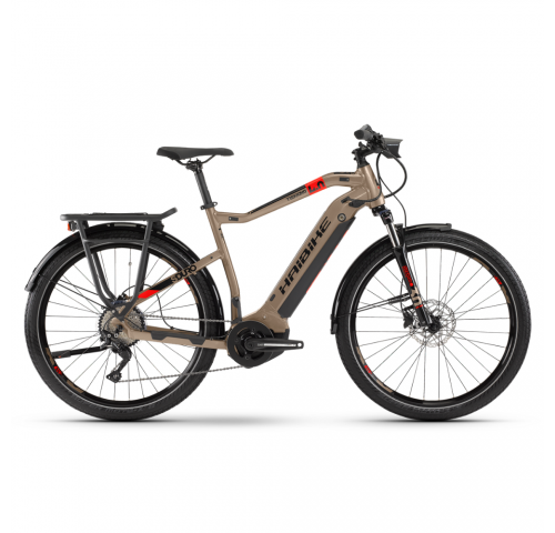 Электровелосипед Haibike SDURO Trekking 4.0 men i500Wh 10 s. Deore 28", рама XL, песочно-черно-красн