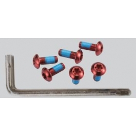 Гвинти Alligator для кріплення ротора Torx 6 шт + ключ червоний Гвинти Alligator для кріплення ротора Torx 6 шт + ключ червоний