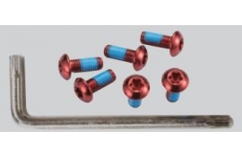 Гвинти Alligator для кріплення ротора Torx 6 шт + ключ червоний