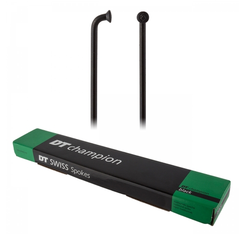 Спиця вигнута DT champion Standart 2.0mm  x 296mm чорна