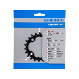 Зірка шатунів Shimano SLX FC-M660 22T чорний