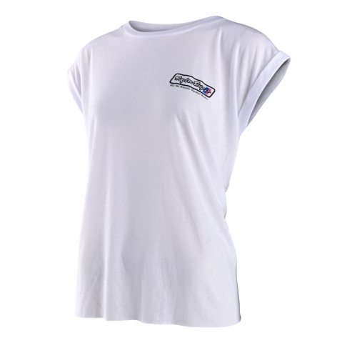 Футболка TLD WOMENS GO FASTER SS TEE; WHITE L