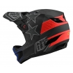 Вело шолом фуллфейс TLD D4 Carbon [Freedom 2.0 Black/Red] розмір XL